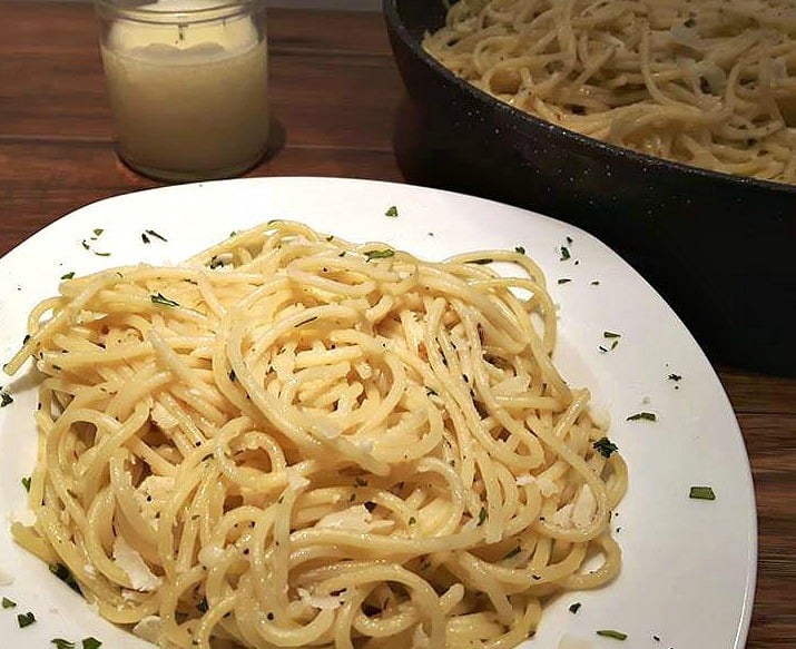 Garlic and Lemon Spaghetti