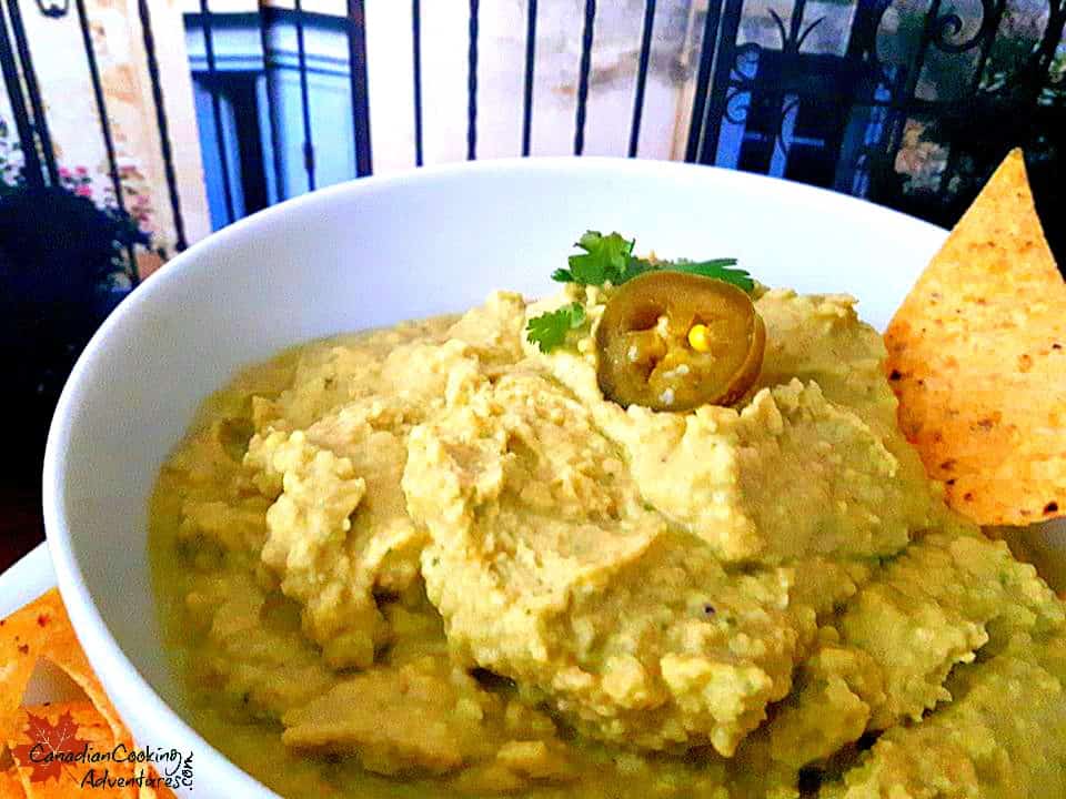 Cilantro and Jalapeno Hummus