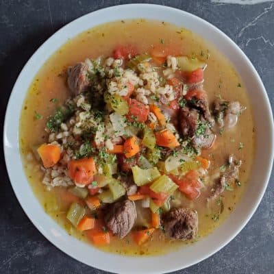 Old Fashioned Beef Barley Soup
