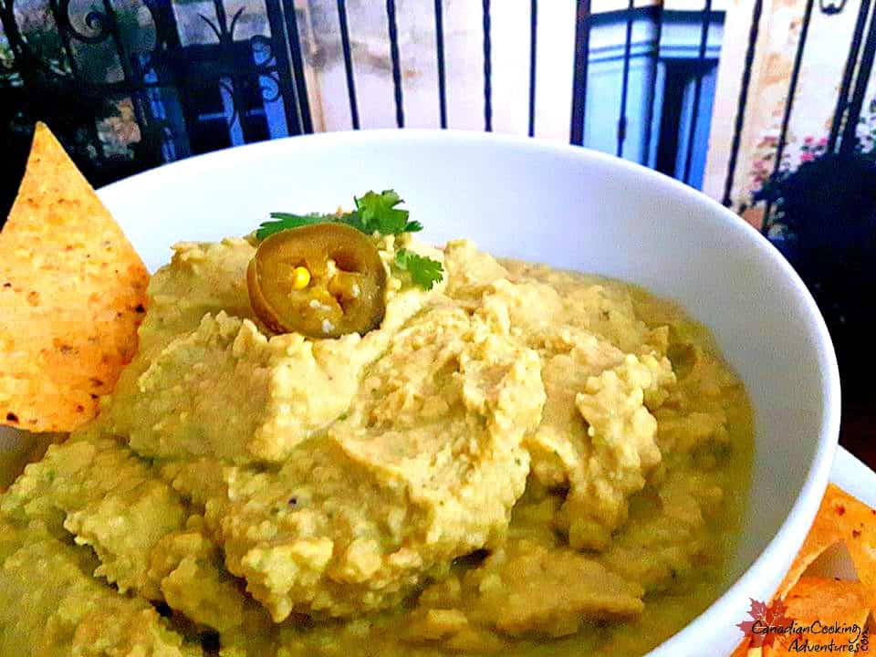 Cilantro and Jalapeno Hummus