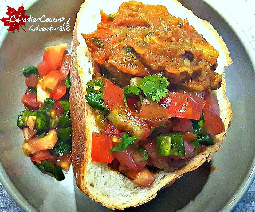 Bunny Chow in a bowl inside some bread