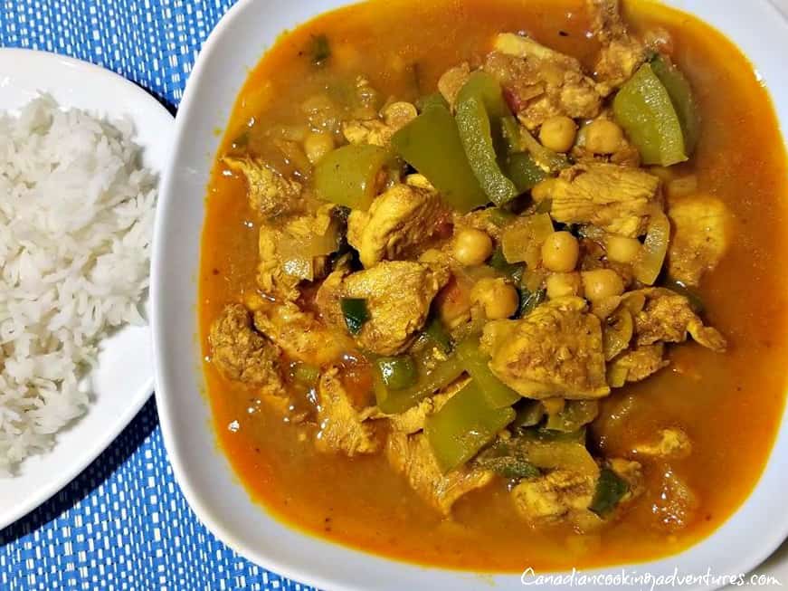 Jamaican Chicken and Chickpea Curry