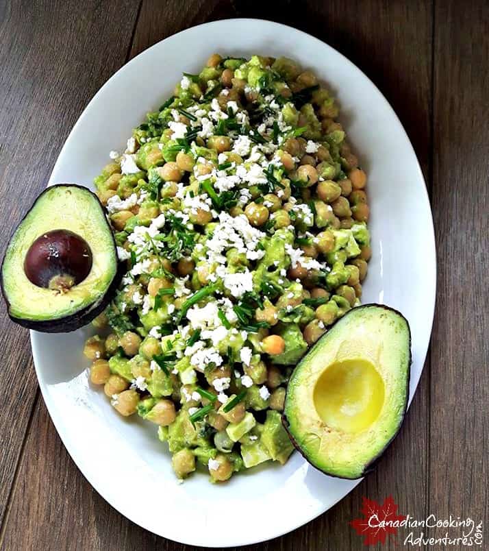 Chickpea, Avocado & Feta Salad