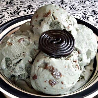 Black Licorice ice-cream