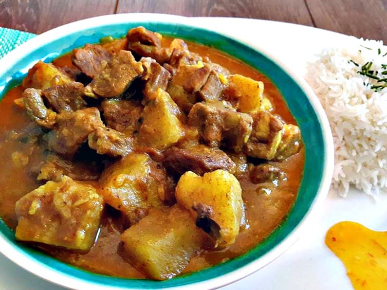 Jamaican Curry Goat with Potatoes