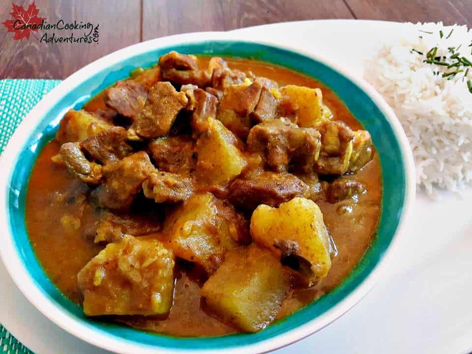 Jamaican Curry Goat with Potatoes 