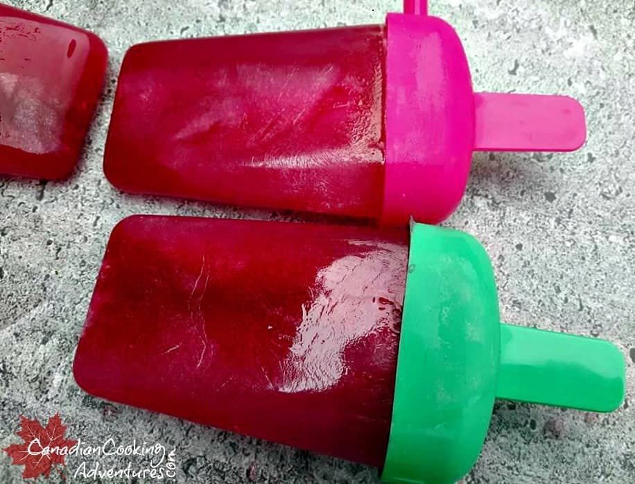 Healthy Hibiscus Popsicles