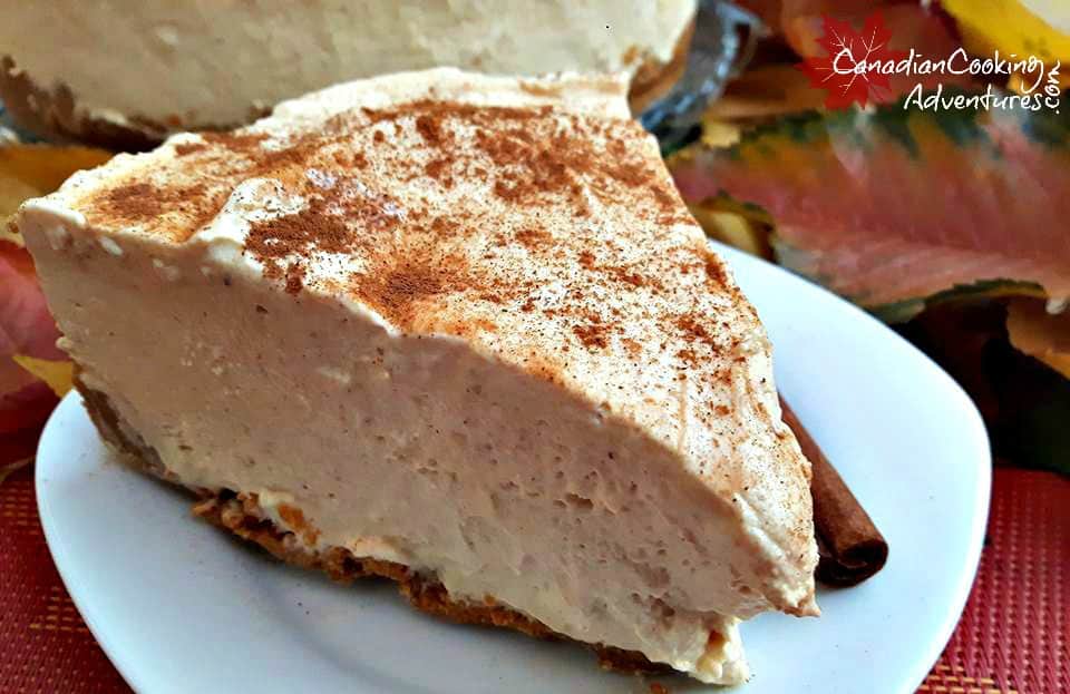 Frozen Pumpkin Spiced Cheesecake