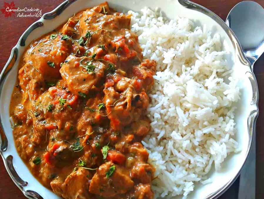 Spicy Coconut Potato Chicken Curry