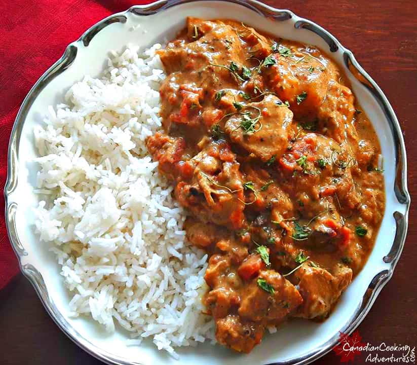 Spicy Coconut Potato Chicken Curry