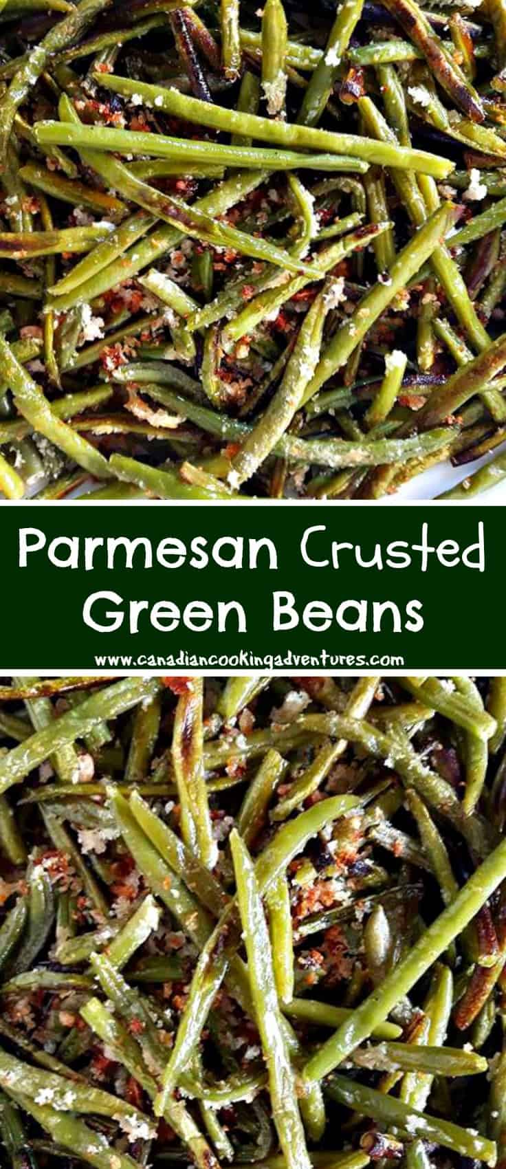 Parmesan baked green beans