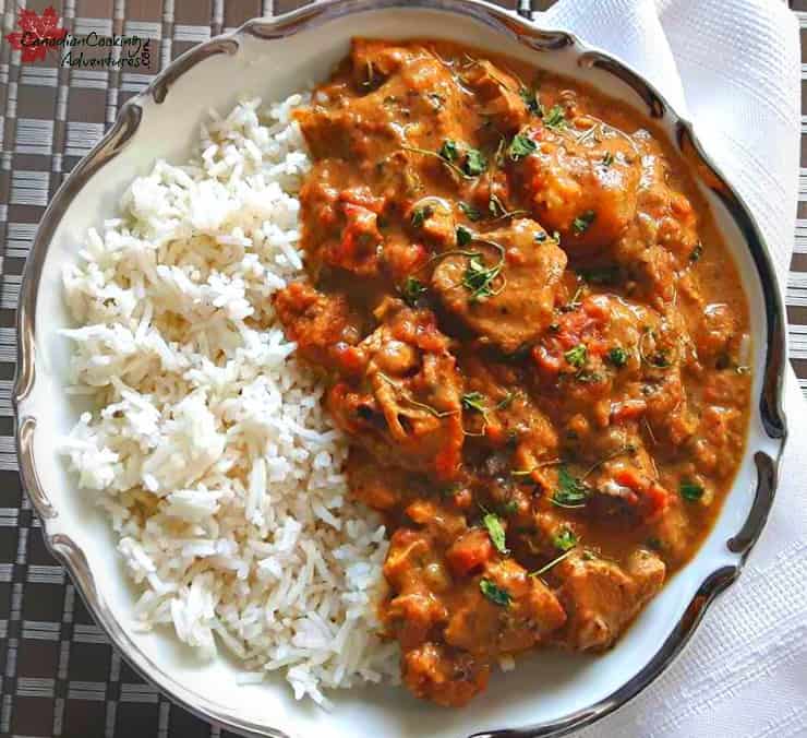 Spicy Coconut Potato Chicken Curry