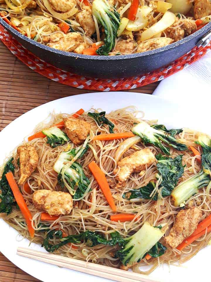 Singapore Chicken Noodles 