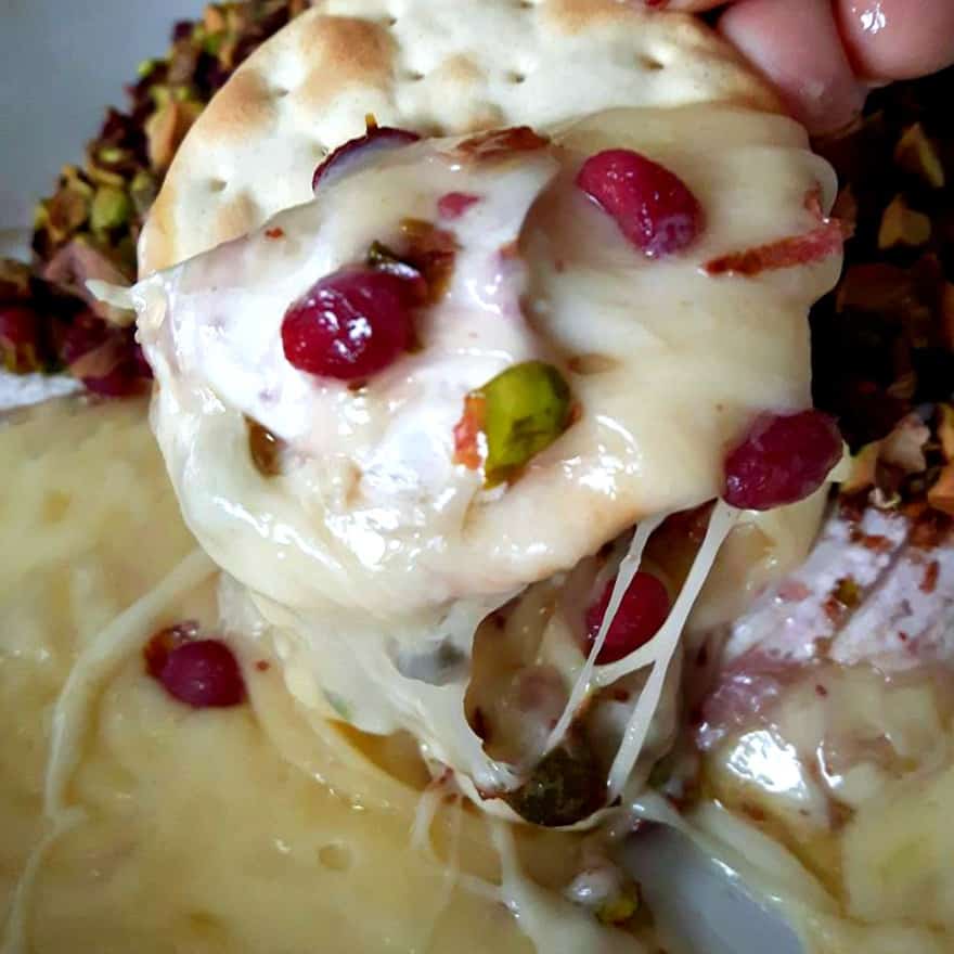 Baked Brie with Pistachios