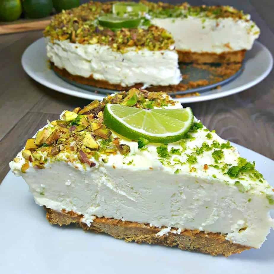 Key Lime Cheesecake with Pistachios