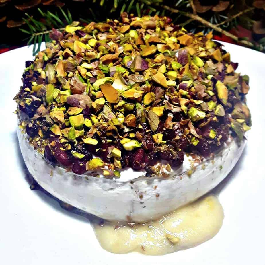 Baked Brie with Pistachios