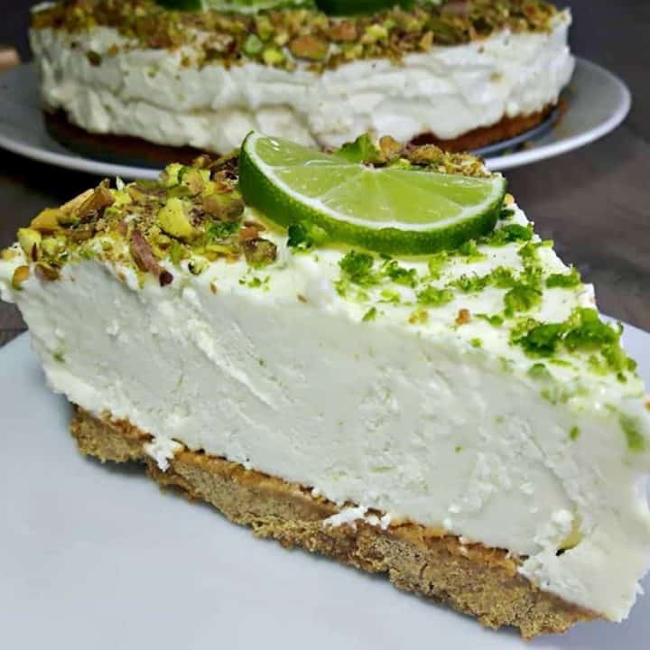 Key Lime Cheesecake with Pistachios