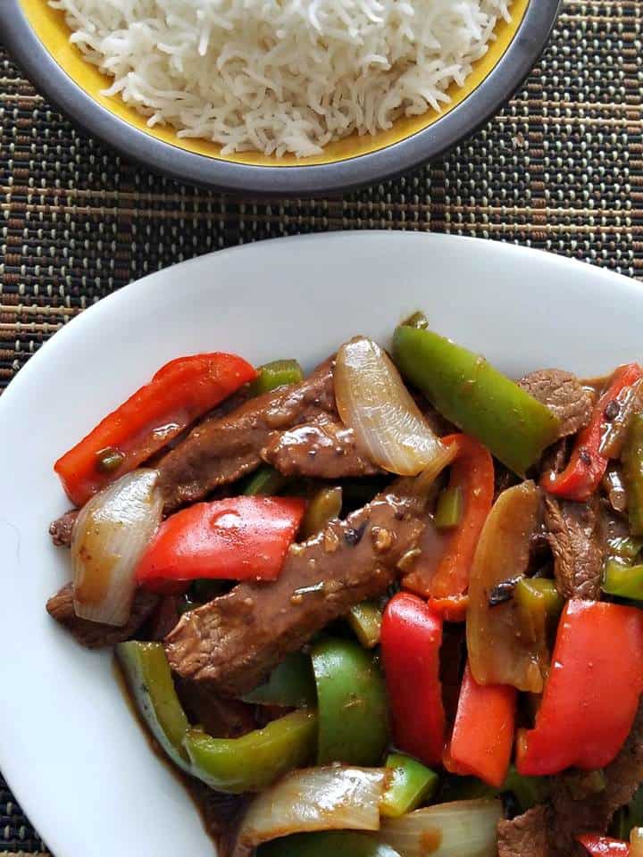 Black Bean Beef Stir fry