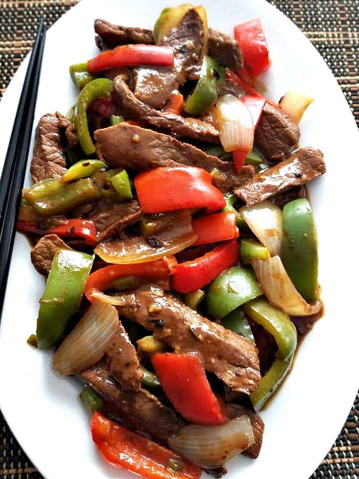 Black Bean Beef Stir fry