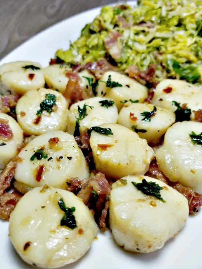 Seared Scallops with Bacon