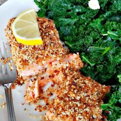 Crispy Herb Crusted Salmon