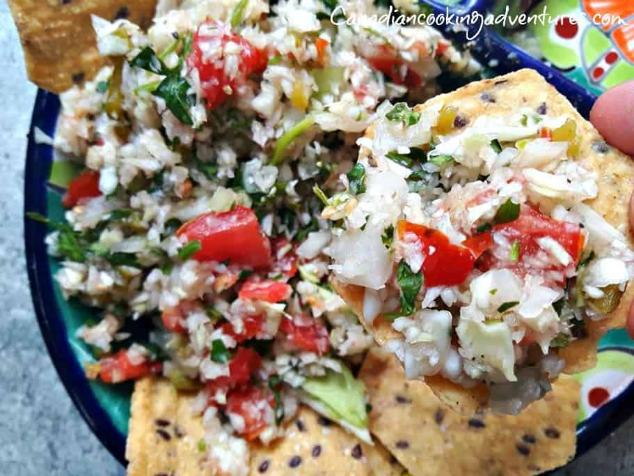 cabbage pico de gallo