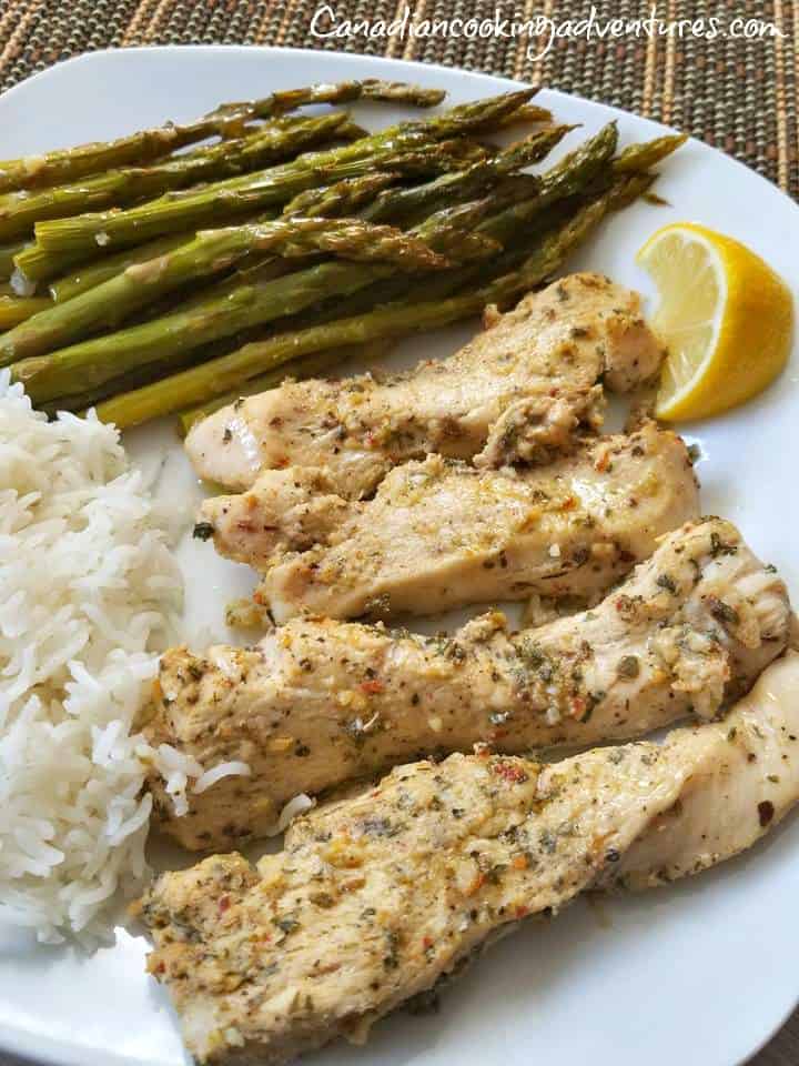 Lemon Herb Chicken and Asparagus