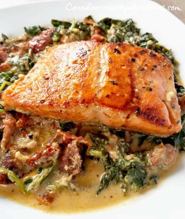 Spicy Tuscan Salmon 