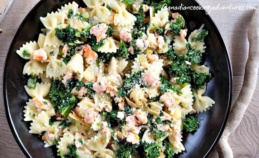 Salmon Artichokes Pasta