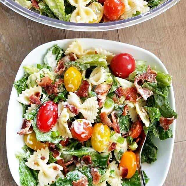 Creamy Bacon Ranch Pasta Salad Recipe