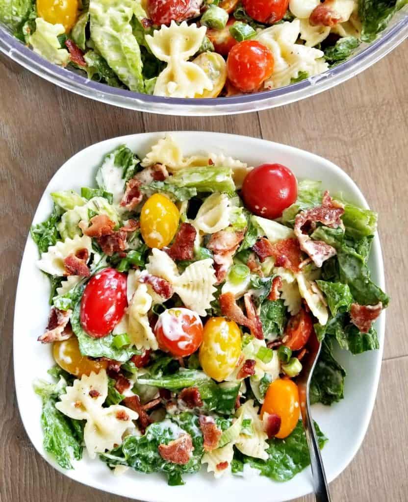 Creamy Bacon Ranch Pasta Salad Recipe