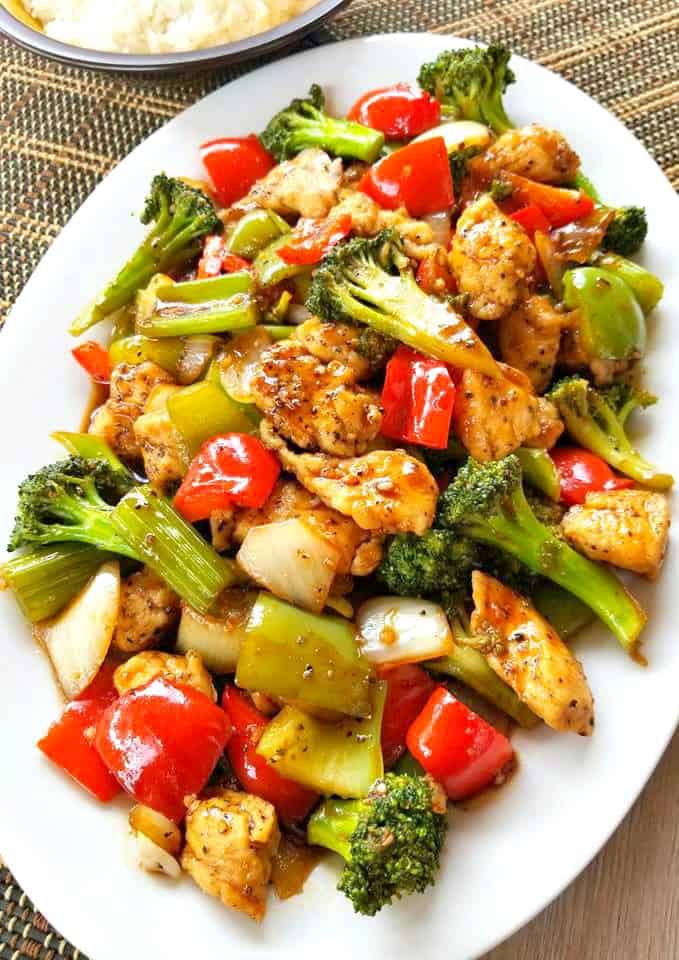 Black Pepper Chicken Stir Fry