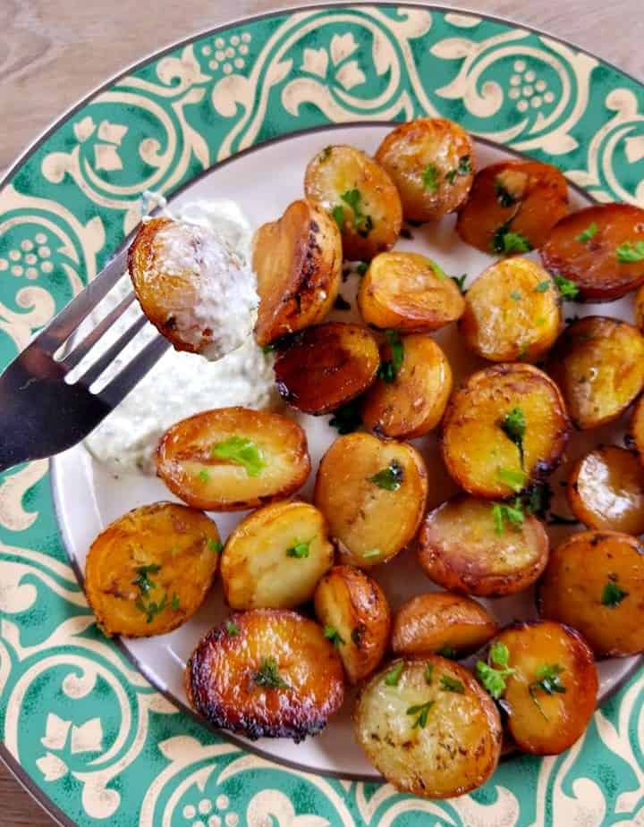 baked mini potatoes