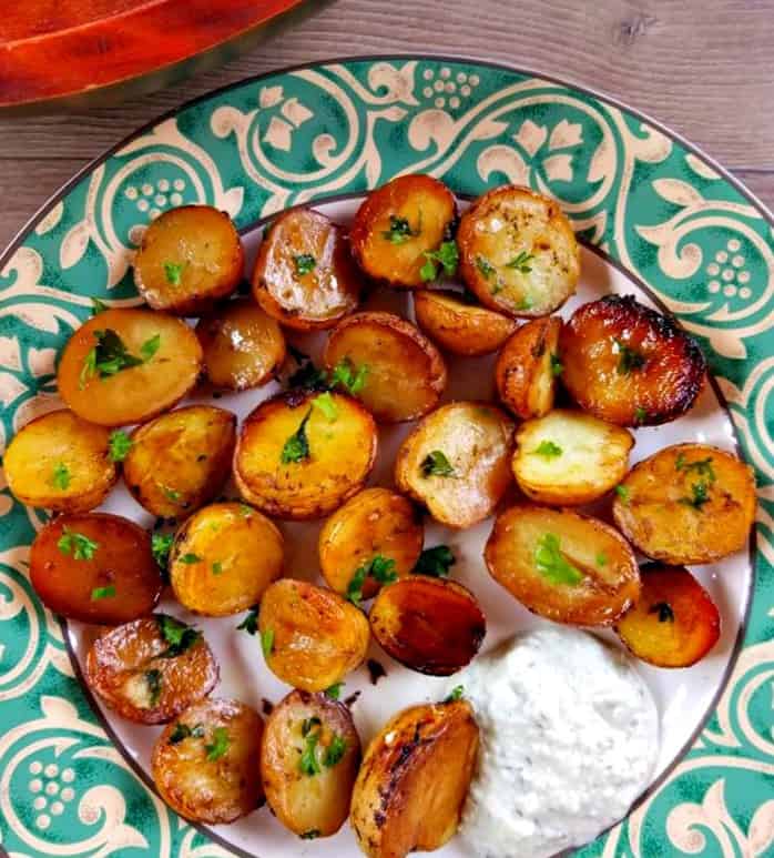 baked mini potatoes
