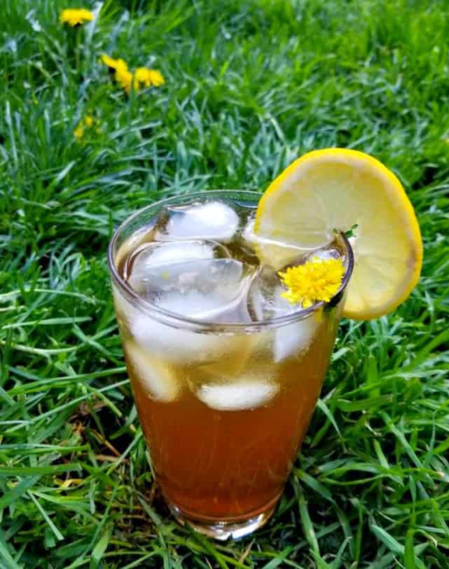 Dandelion Iced Tea