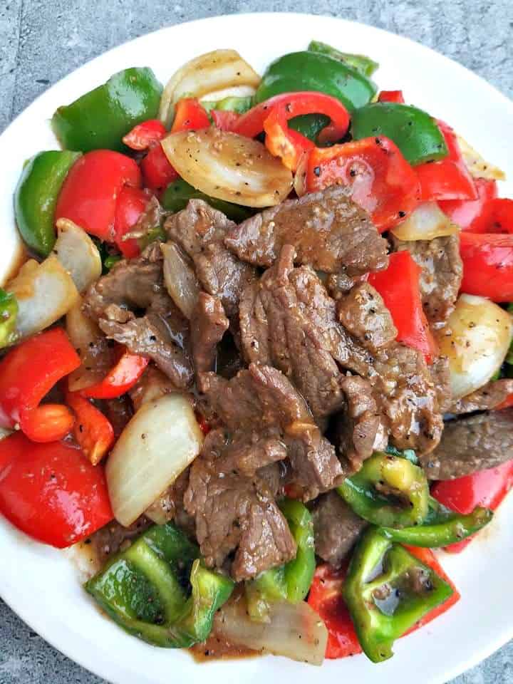 Chinese Beef Pepper Steak