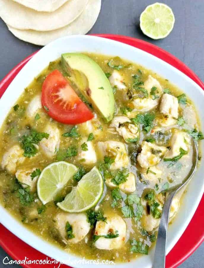 chicken verde soup