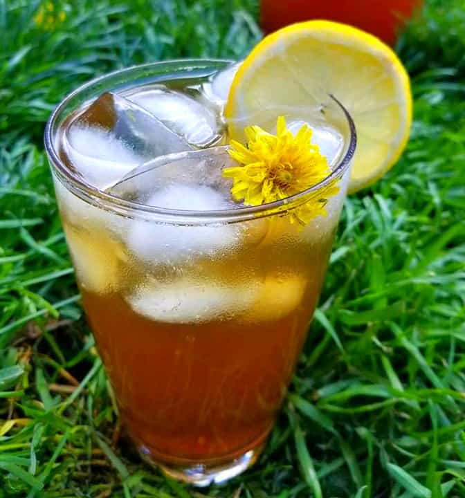 Dandelion Iced Tea