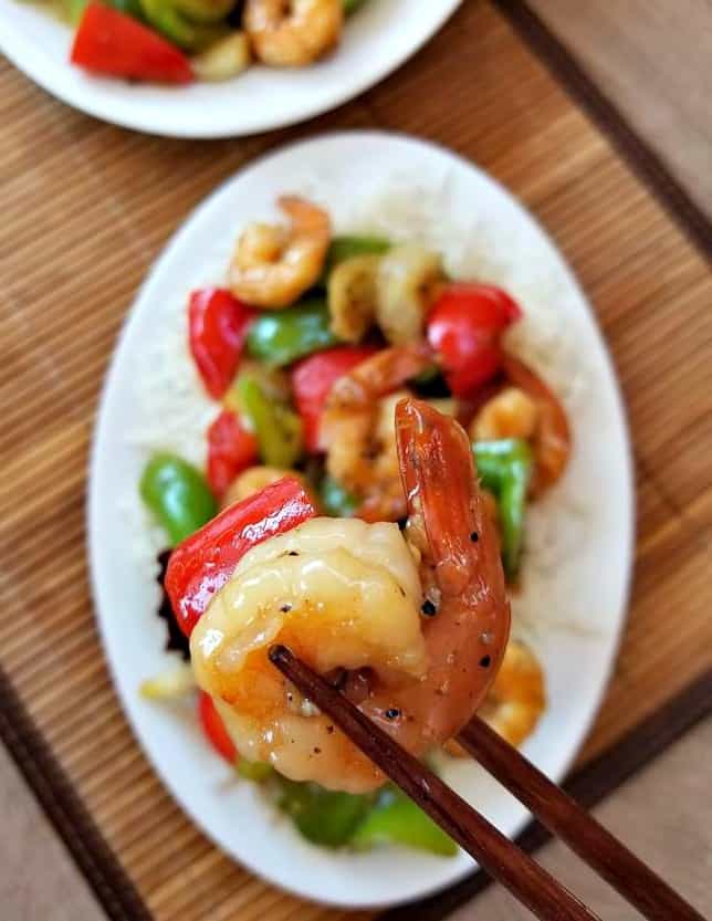 quick and easy Pepper Shrimp