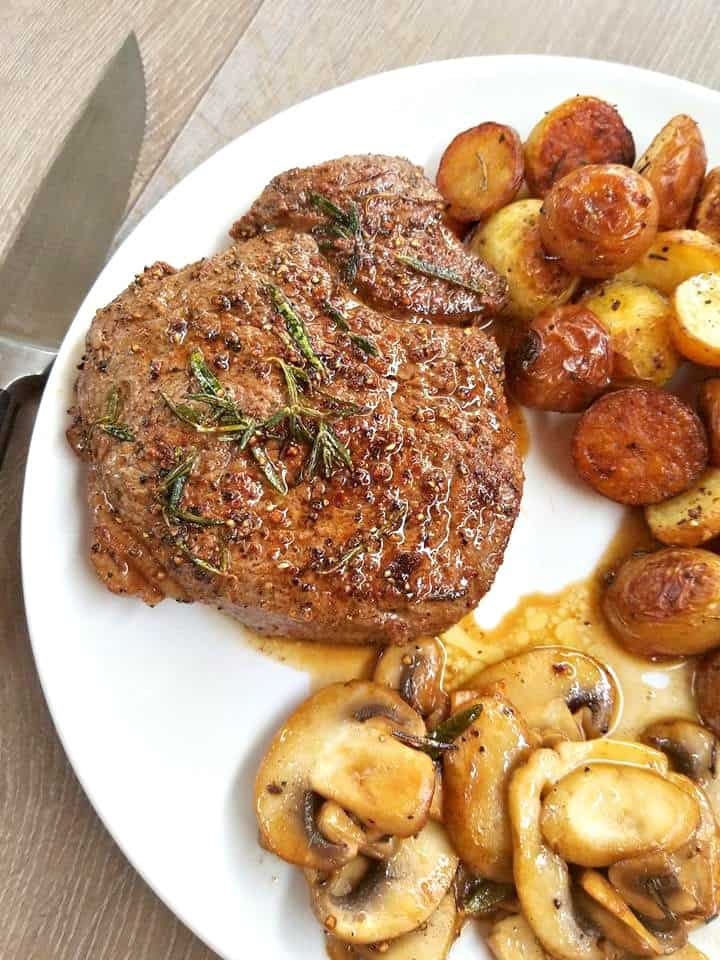 Rosemary Garlic Butter Steak