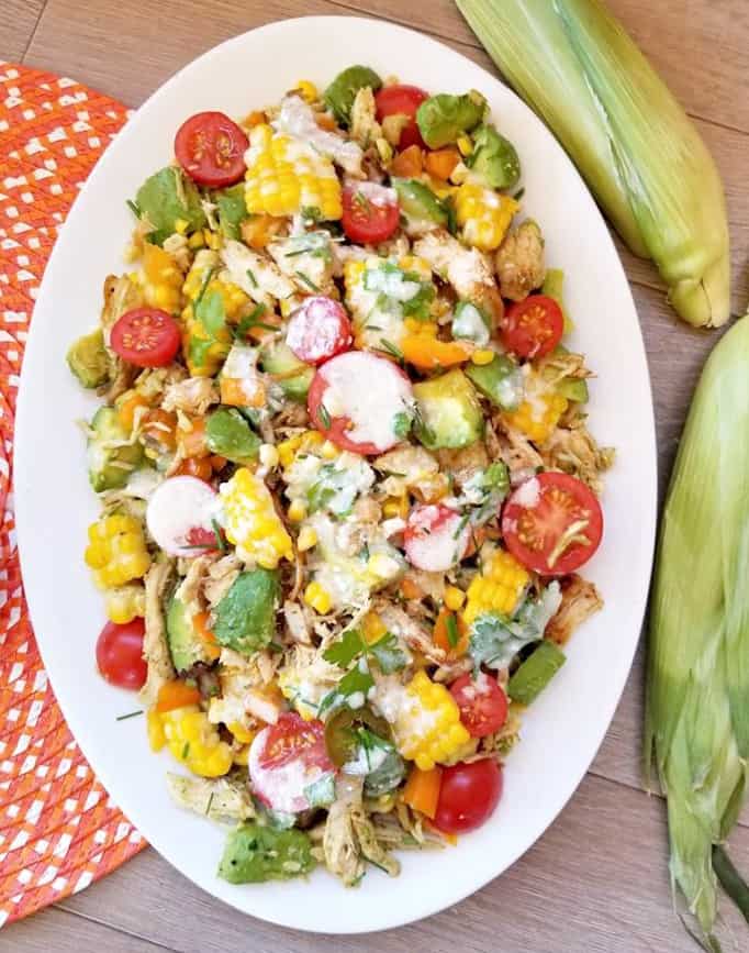 Corn on the Cob Salad