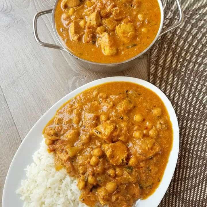 Chicken chickpea best sale curry instant pot