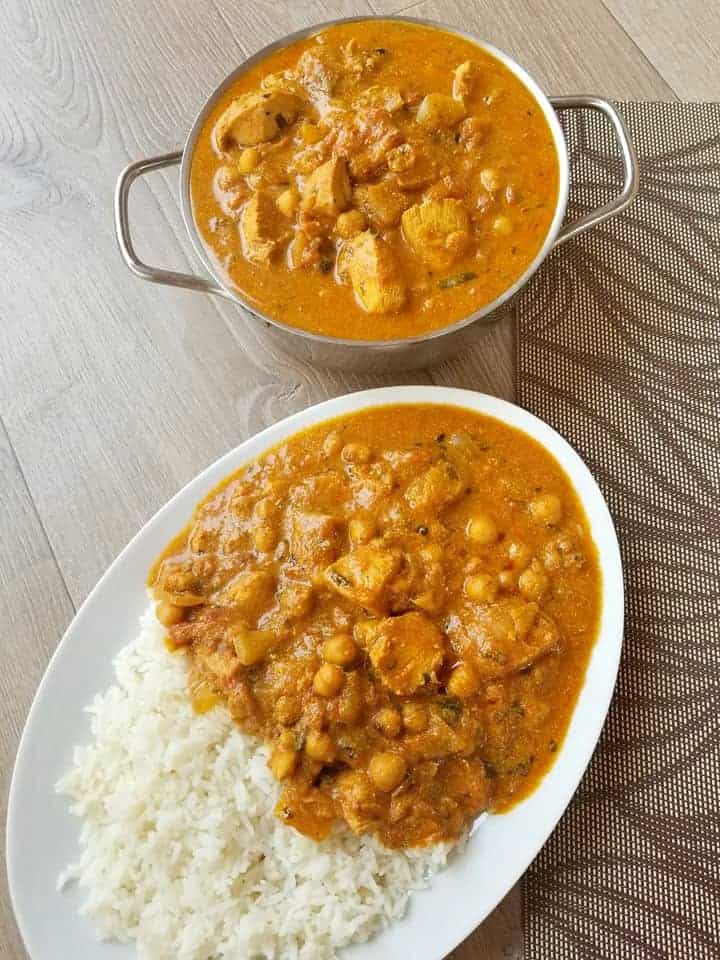 Chicken and 2024 chickpea curry