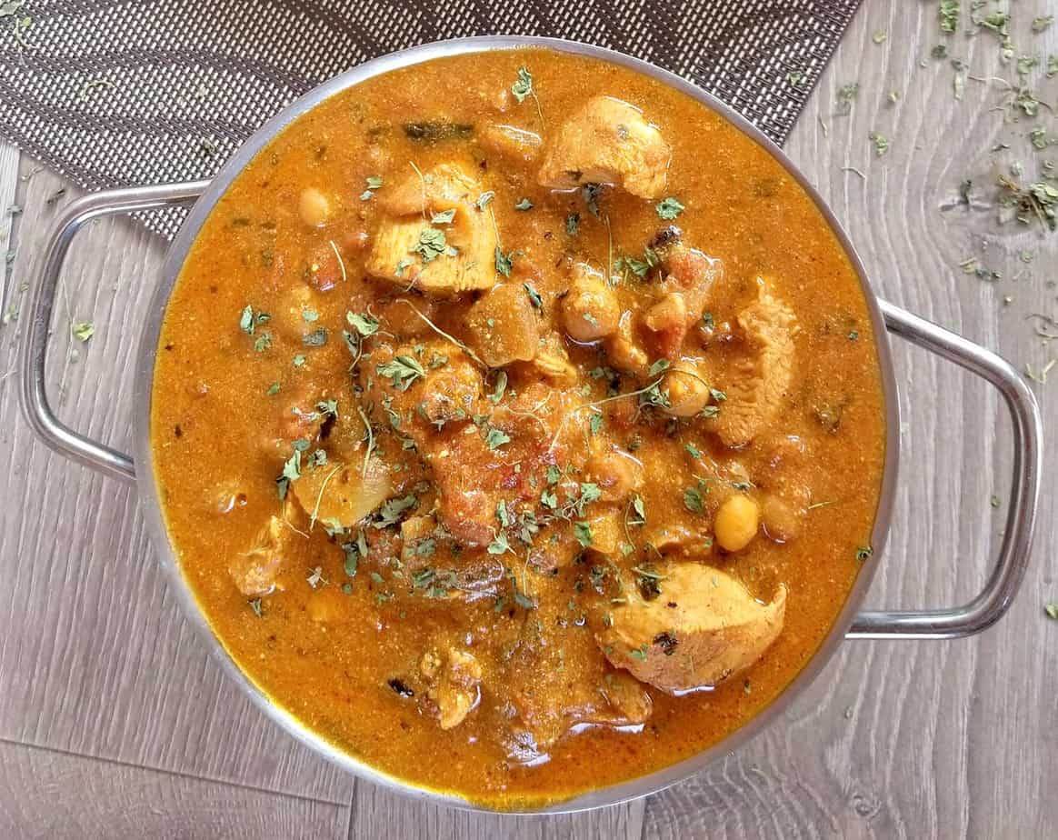 Indian Chicken Chickpea Curry