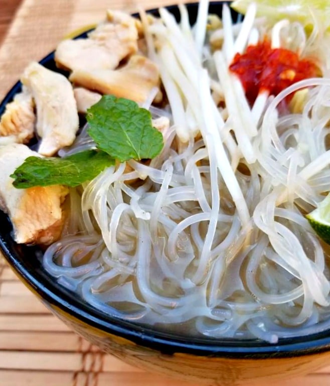 Quick Chicken Pho Soup