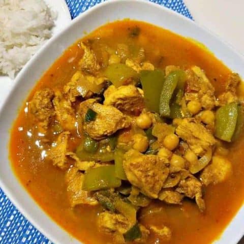 Jamaican Chicken and Chickpea Curry