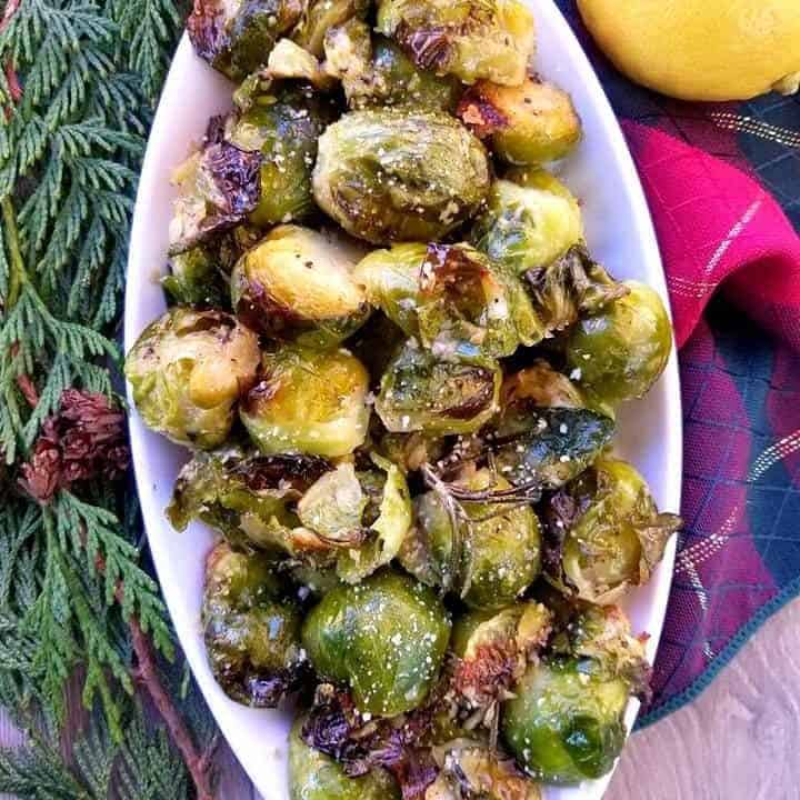 Parmesan Rosemary Brussel Sprouts