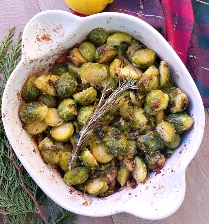 Parmesan Garlic Brussel Sprouts