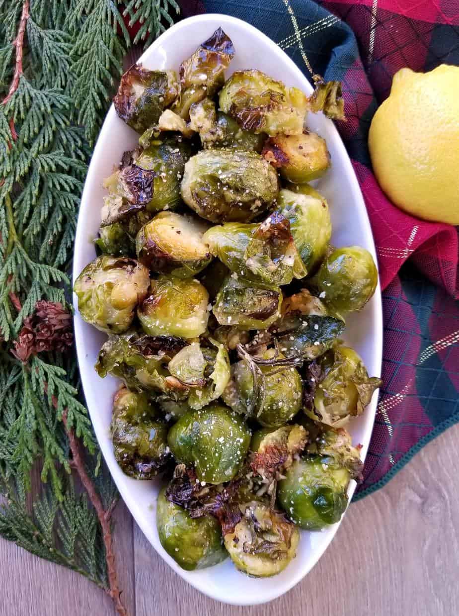Parmesan Rosemary Brussel Sprouts 