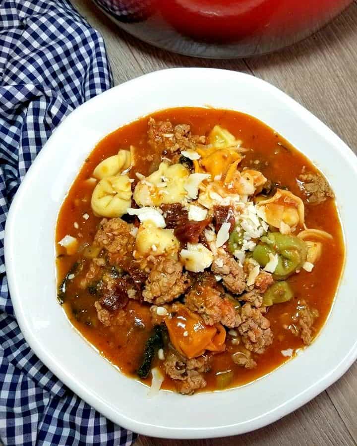 Tortellini Kale Sausage Soup